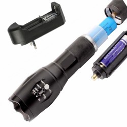 Фенер комбиниран, ААА 18650, презареждаем - Cree 183