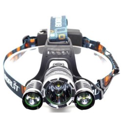 Челник 3 LED 18650, зареждаем, Cree GV-01