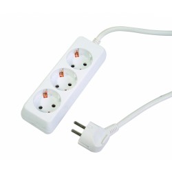 Разклонител LX-3K 3 гнезда 1.5м Без ключ