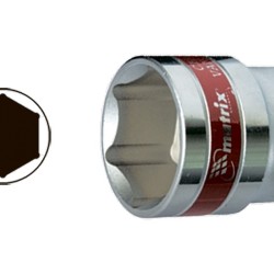 Вложка, 1_2", 11 mm, 6-стенна, хромирана MTX MASTER 131119