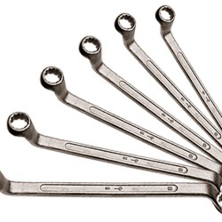 Комплект гаечни ключове лули 6-22mm 8 бр хром. SPARTA 153755