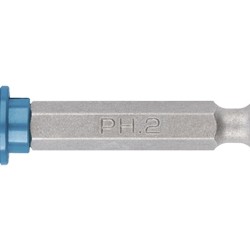 Бит за гипсокартон PH2x50mm с ограничител и магнит Gross 11456