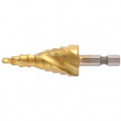 Свредло за метал стъпаловидно 4-20мм, HSS, шестостенна опашка MTX 723569