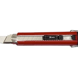 Нож макетен, 18 mm, две изтеглящи се остриета (нож 18 mm и трионче) MTX MASTER 789239