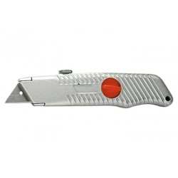 Нож макетен 18 mm мет. направл. гумирана дръжка + 5 МТХ 789649