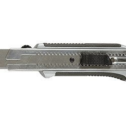 Нож макетен 25 mm изтеглящо се острие, мет. дръжка МТХ 789599