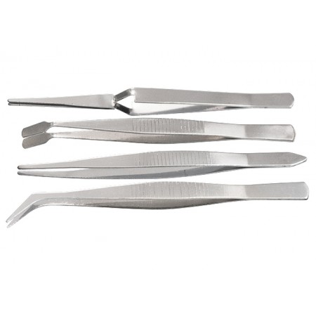 Комплект пинсети, неръждаема стомана, 4 бр. SPARTA 914845