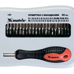 Отвертка прецизна с приставки Fusion, 22 части, MTX 115849