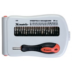 Отвертка прецизна с приставки Fusion, 22 части, MTX 115849