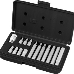 К-т битове HEX, 1/2'', 15 части, в пласт. кутия MTX 113139