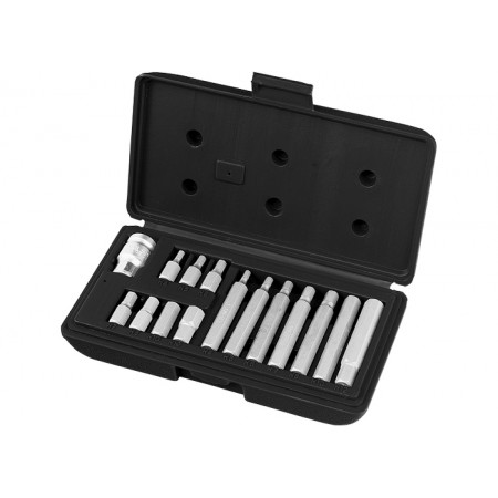 К-т битове HEX, 1/2'', 15 части, в пласт. кутия MTX 113139