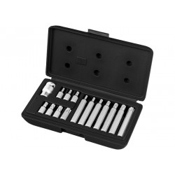 К-т битове TORX,с вложка 1_2, 15 бр., в PVC кутия MTX 115159