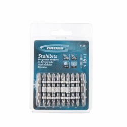 К-т битове двустранни Ph2-Ph1х45мм 10бр GROSS 11211